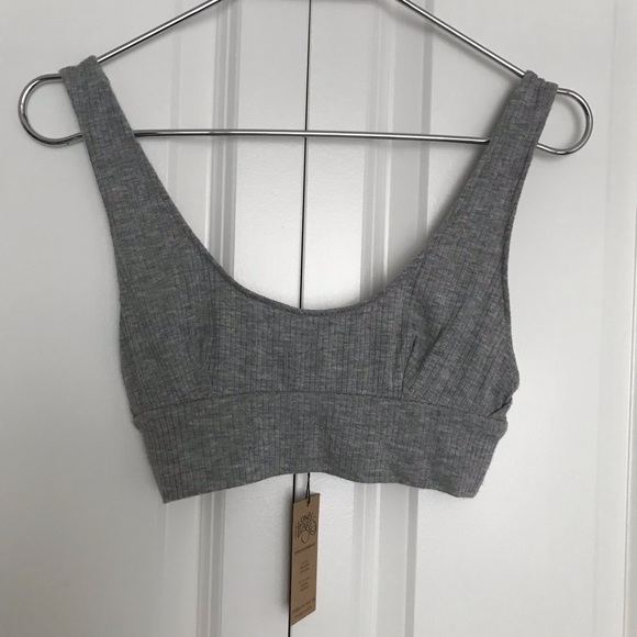 Only Hearts Feather Weight Rib Tank Bralette - Picture 4 of 11